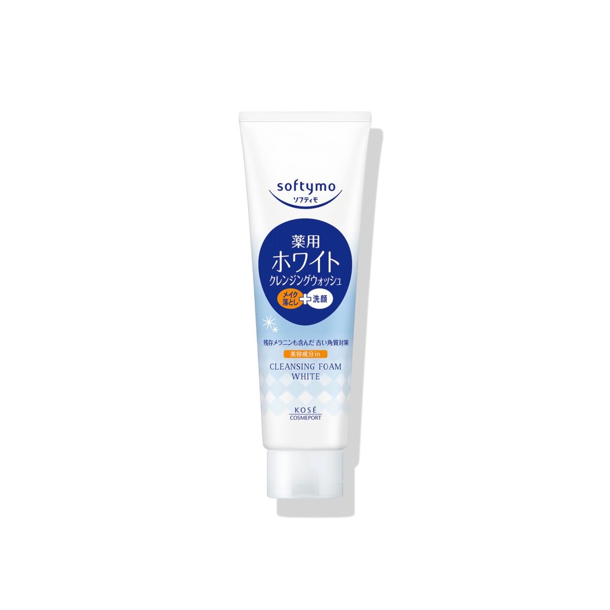 Softymo Medicated Cleansing Wash, White (190g) by Kose Cosmeport