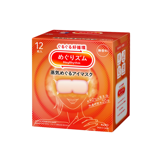 Kao MegRhythm Steam Warming Eye Mask 12 Sheets