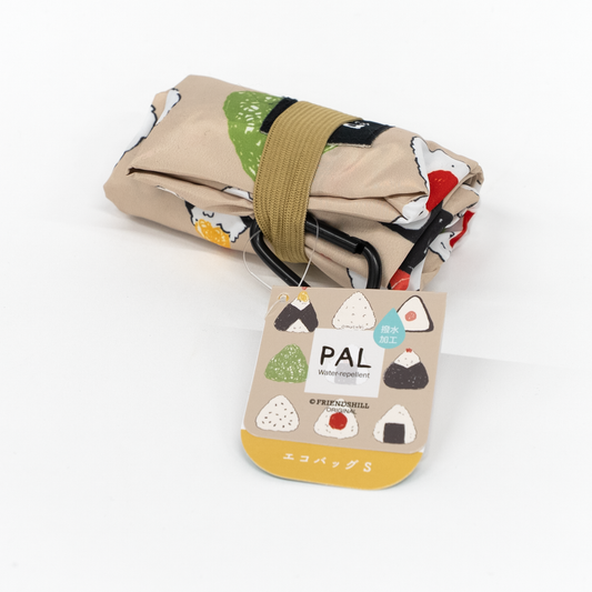 Friends Hill Eco Bag S Beige Omusubi Design